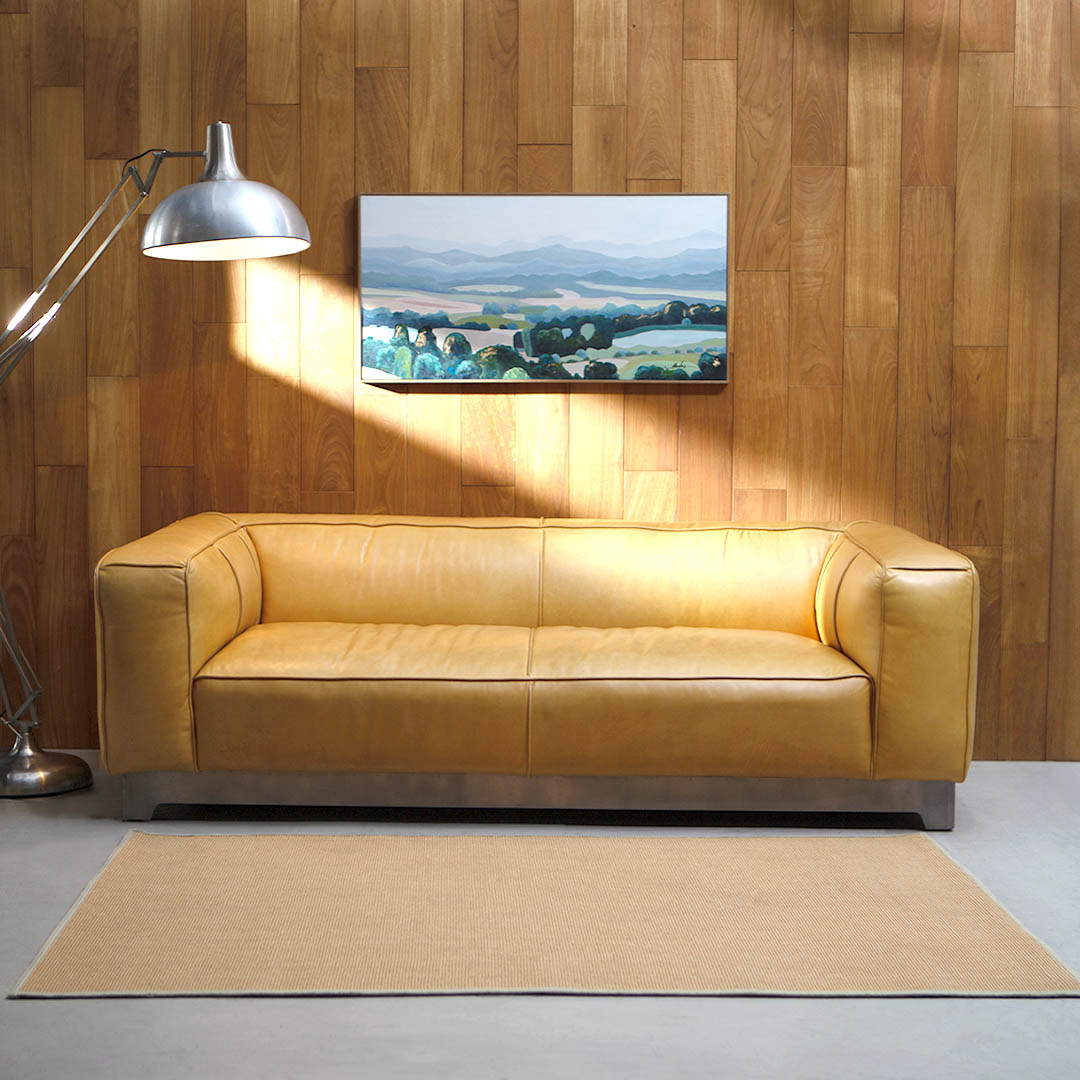 MASTER SOFA BROWN 3 SEATER