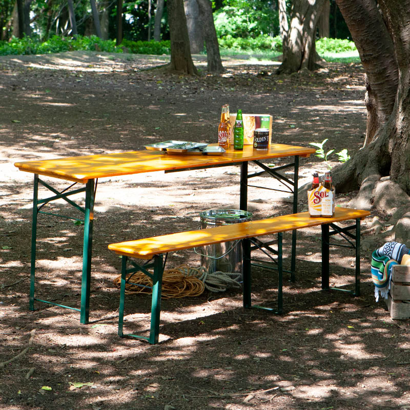 BEER TABLE 180 DARK GREEN