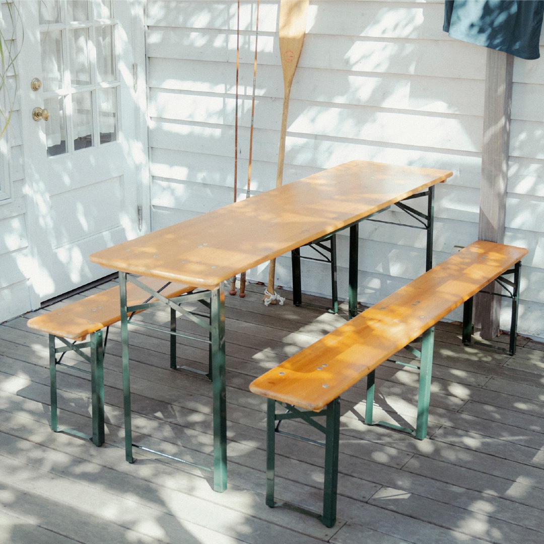 BEER TABLE 180 DARK GREEN
