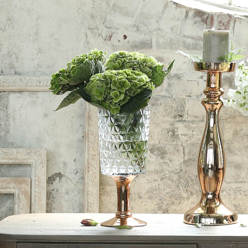 GLASS VASE DIAMOND S