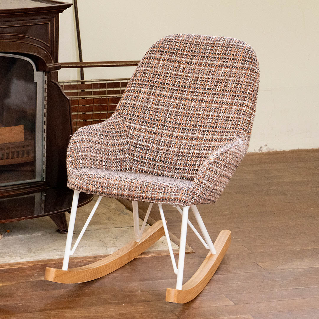 ROCKING CHAIR S TWEED ORANGE
