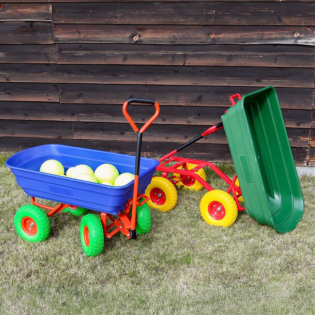 EASY DUMP WAGON CART GREEN