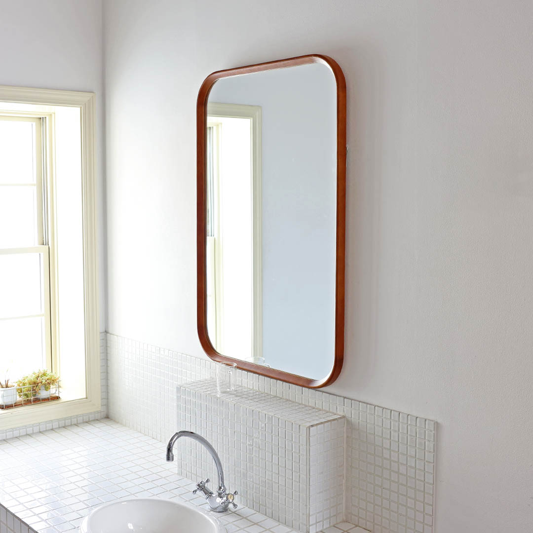 RECTANGLE MIRROR OAK FRAME L