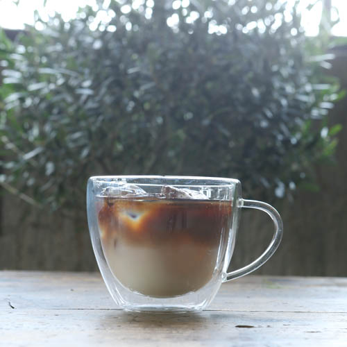DOUBLE WALL GLASS CUP CAPPUCCINO