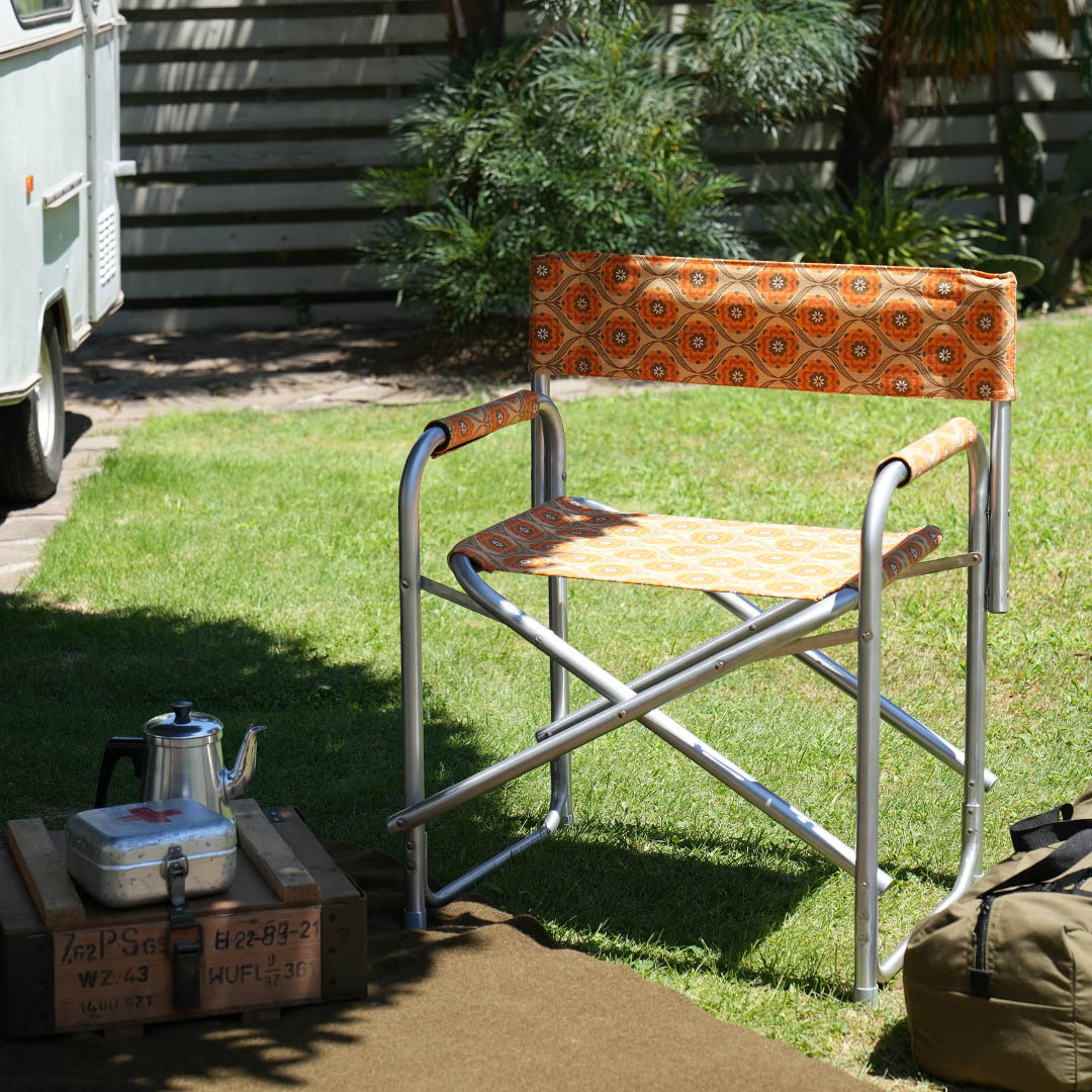 CANVAS DIRECTOR CHAIR ORANGE