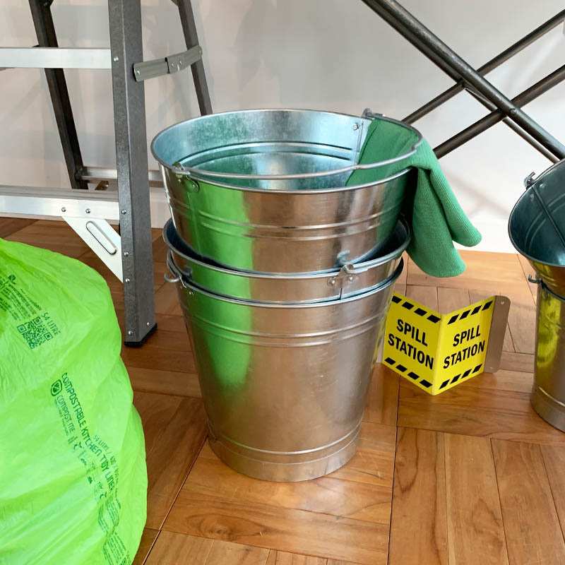 GALVANIZED BUCKET 12L