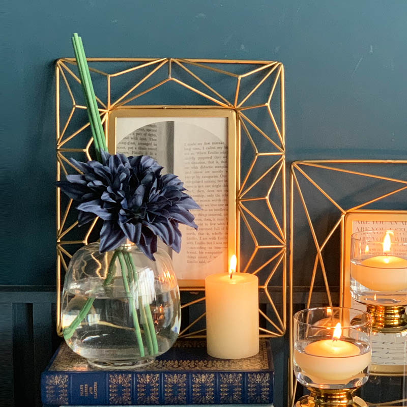 AROMA DIFFUSER DAHLIA 450 BLUE/BLACK VANILLA