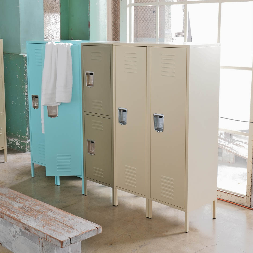 STEEL LOCKER IVORY