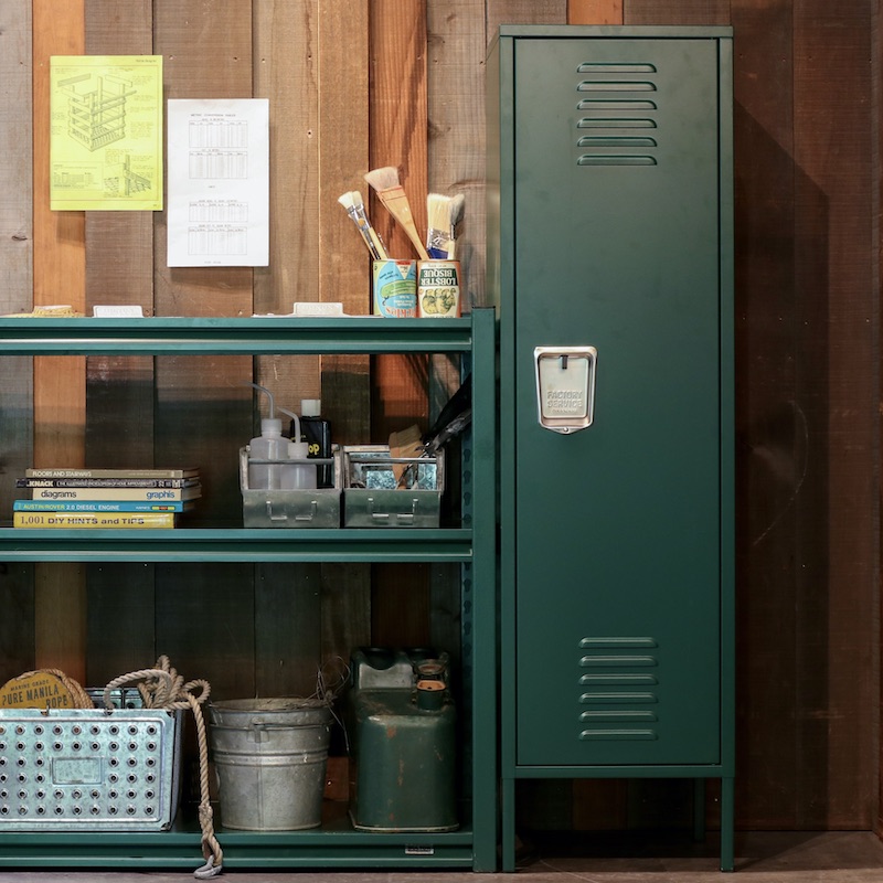 STEEL LOCKER DARK GREEN