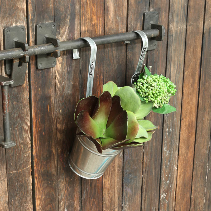 GALVANIZED HANGING POT COVER 10