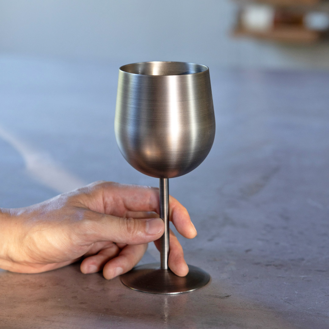 STAINLESS STEEL WINE GLASS MAT GUN