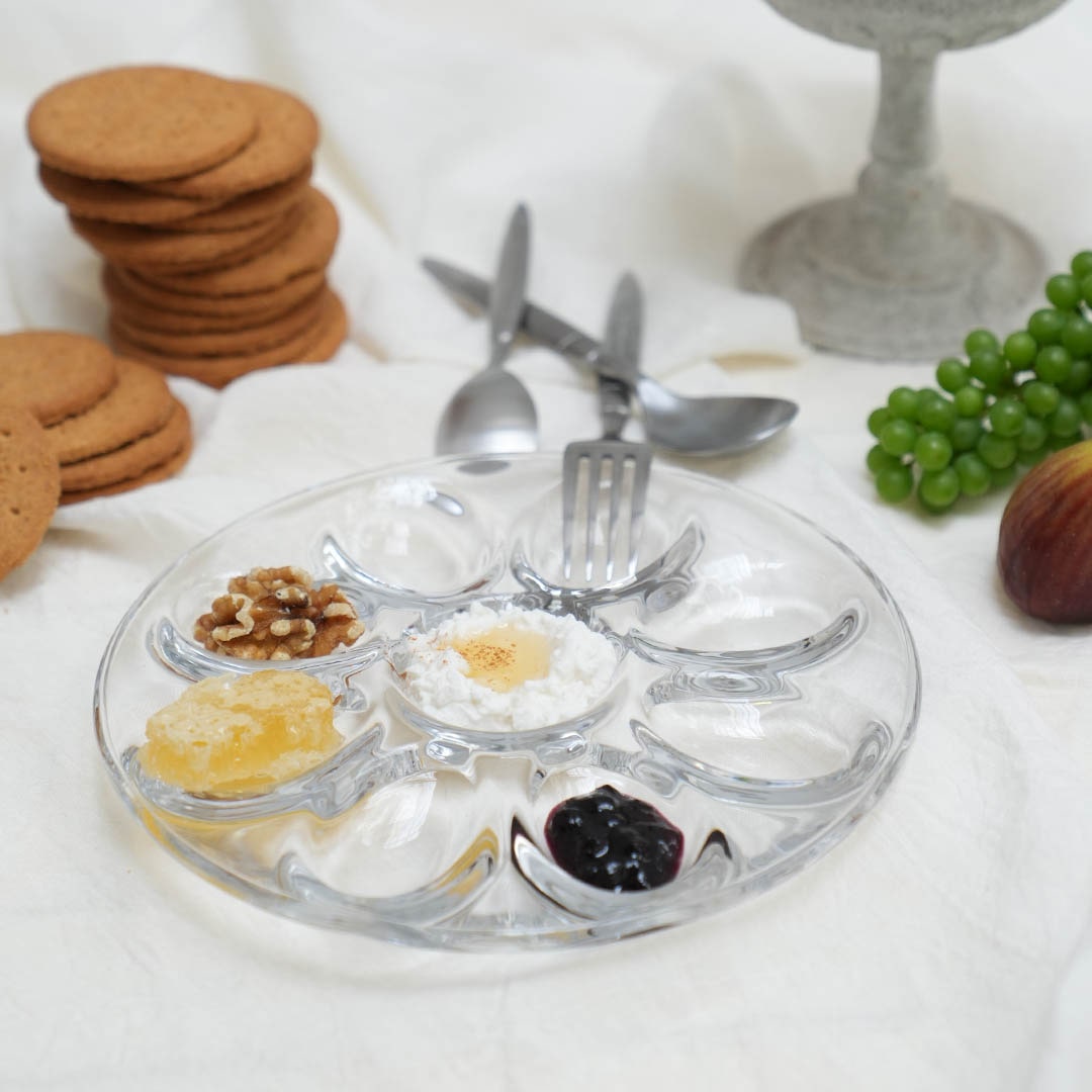GLASS TRAY ROUND-9