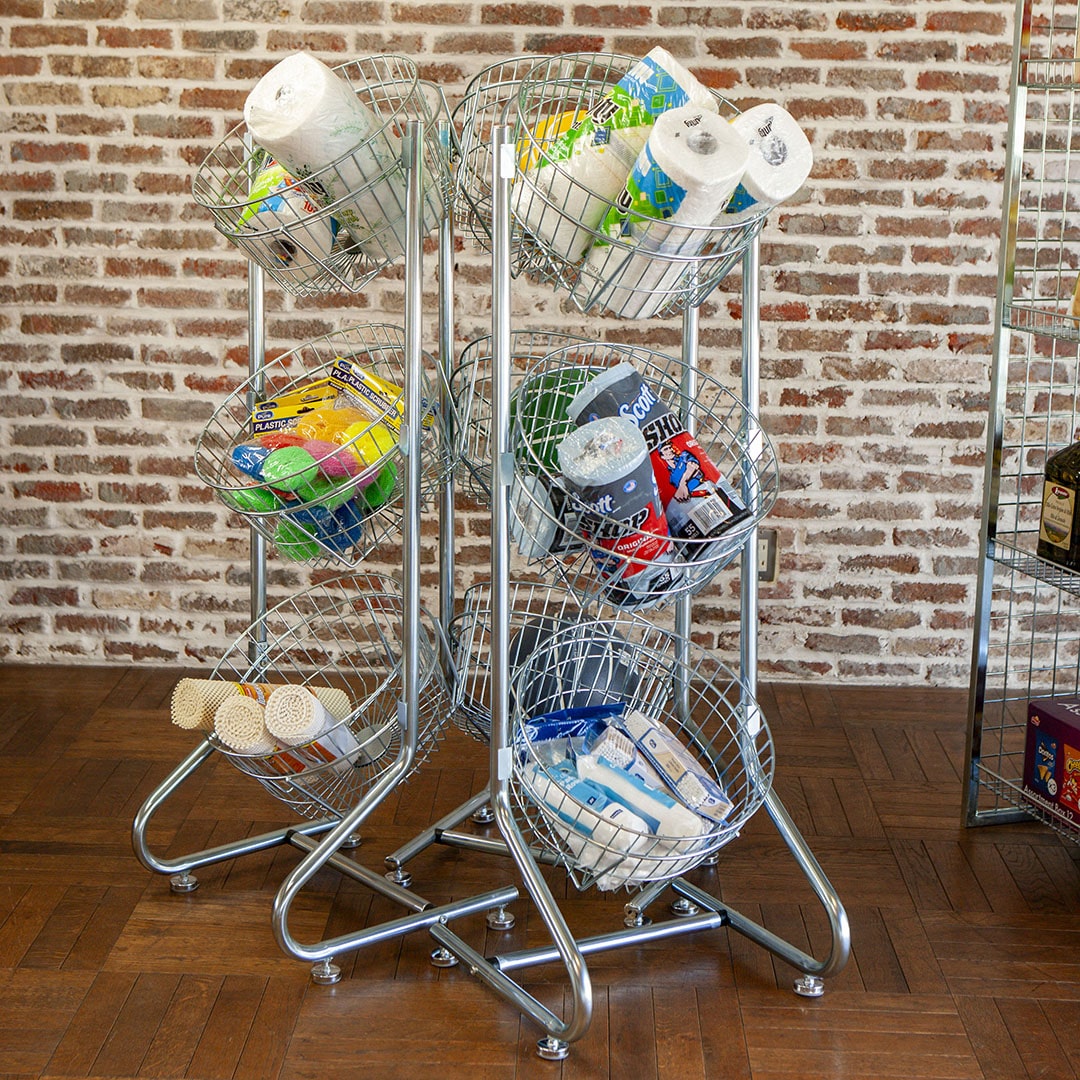 WIRE ROUND RACK GALVANIZED