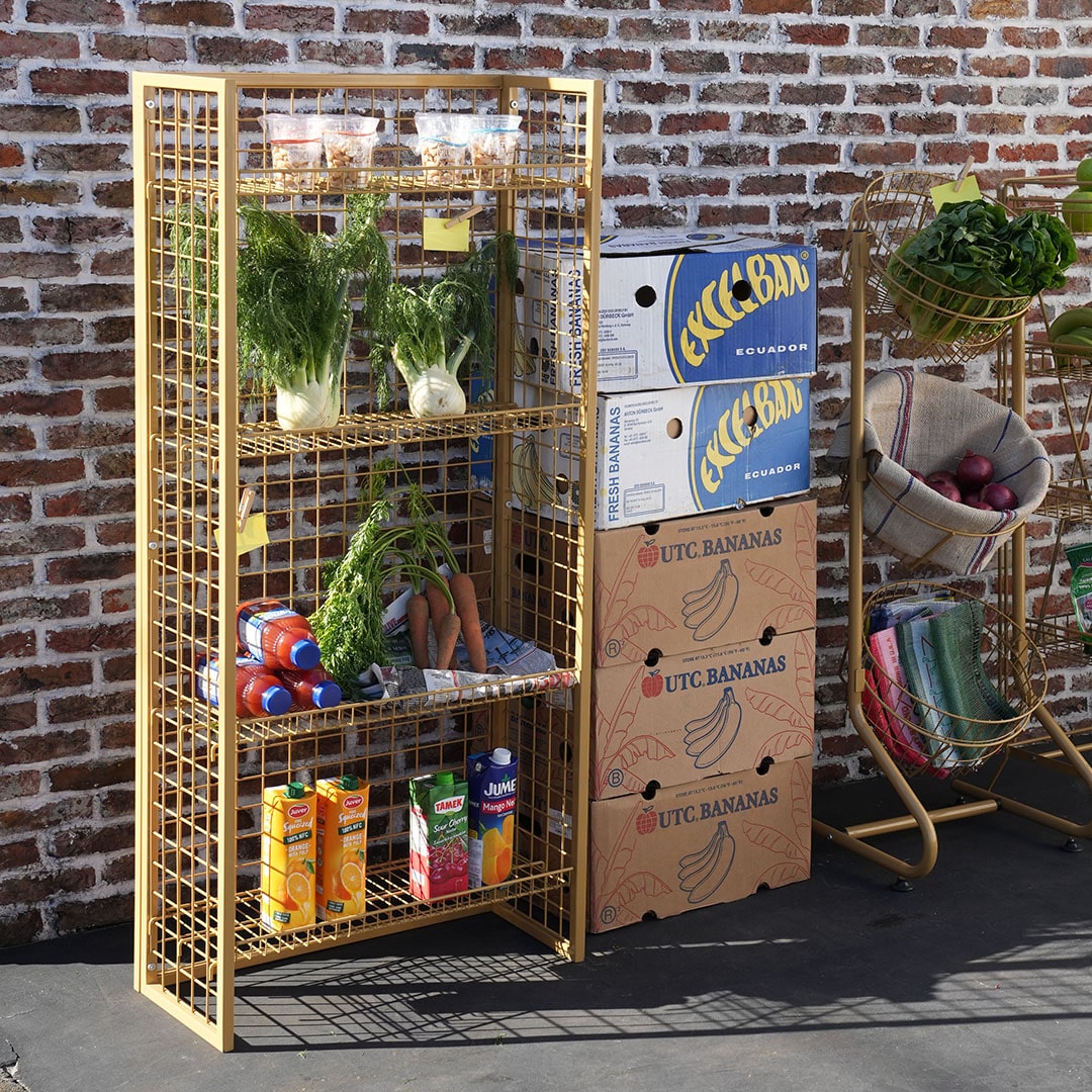 WIRE SHELF SAND BEIGE