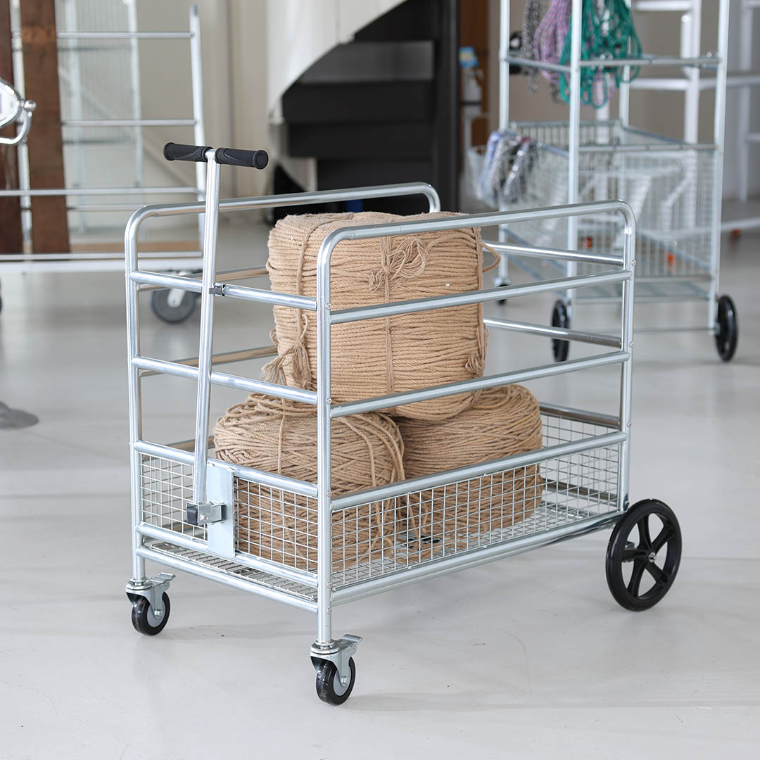 STEEL MESH CART S GALVANIZED