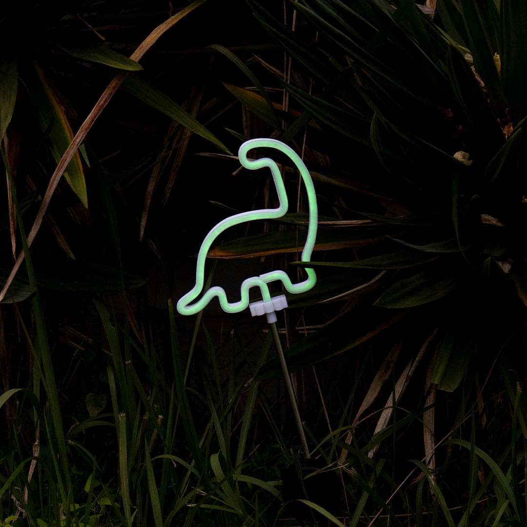 SOLAR NEON LIGHT DINOSAUR