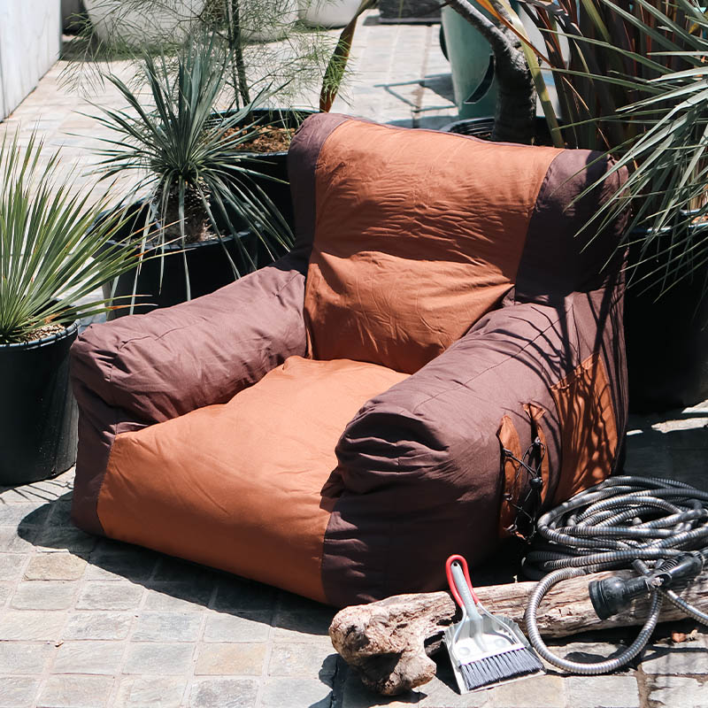GARDEN SOFA D.BROWN/BROWN