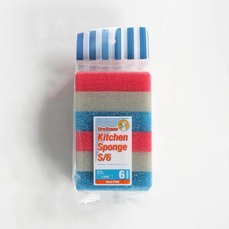 URETHANE KITCHEN SPONGE SET OF 6