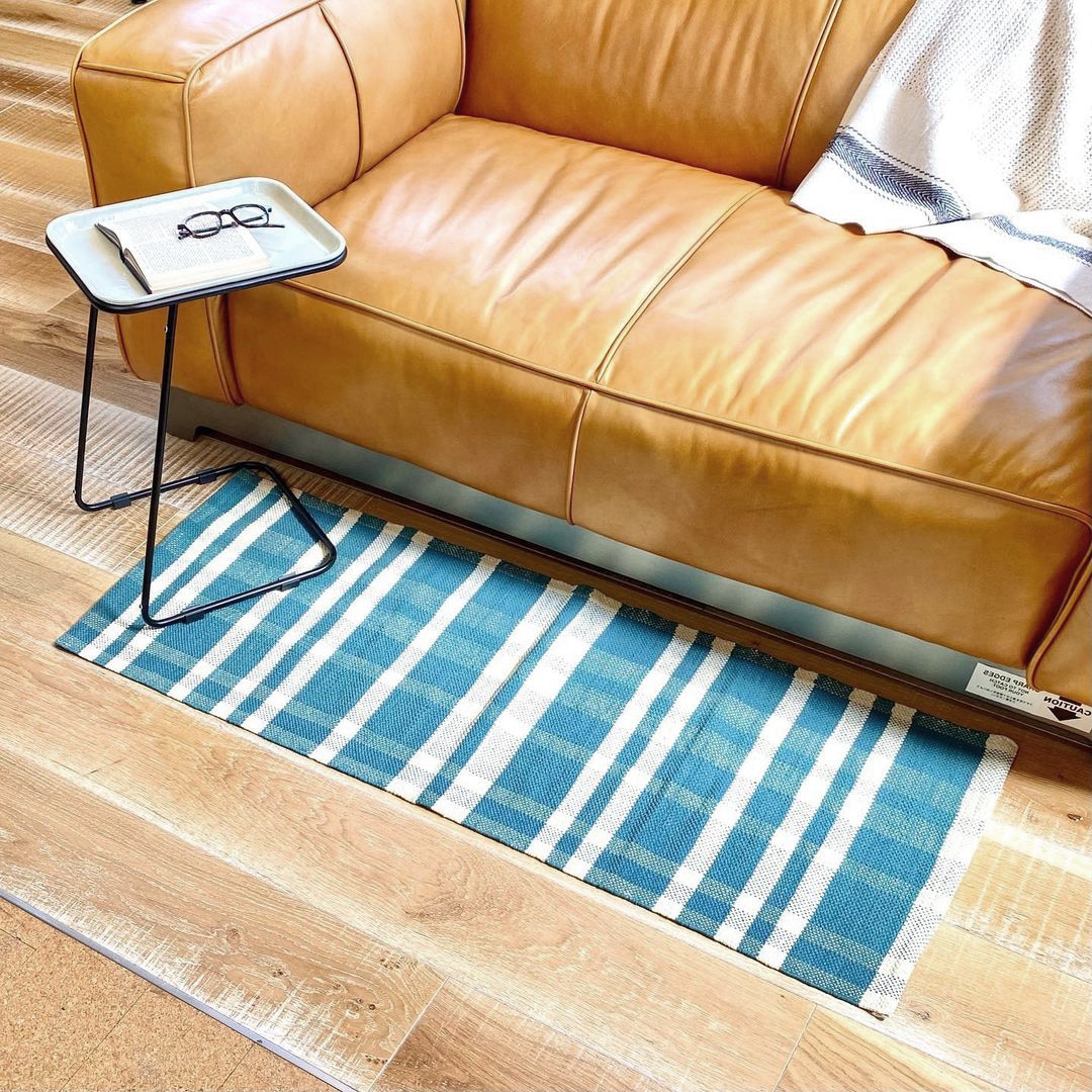 COTTON HANDLOOM MAT GREEN 500×1200