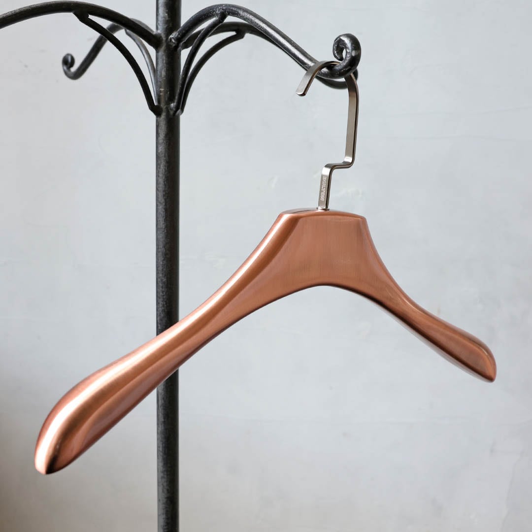 STAINLESS CLOTHES HANGER BROWN