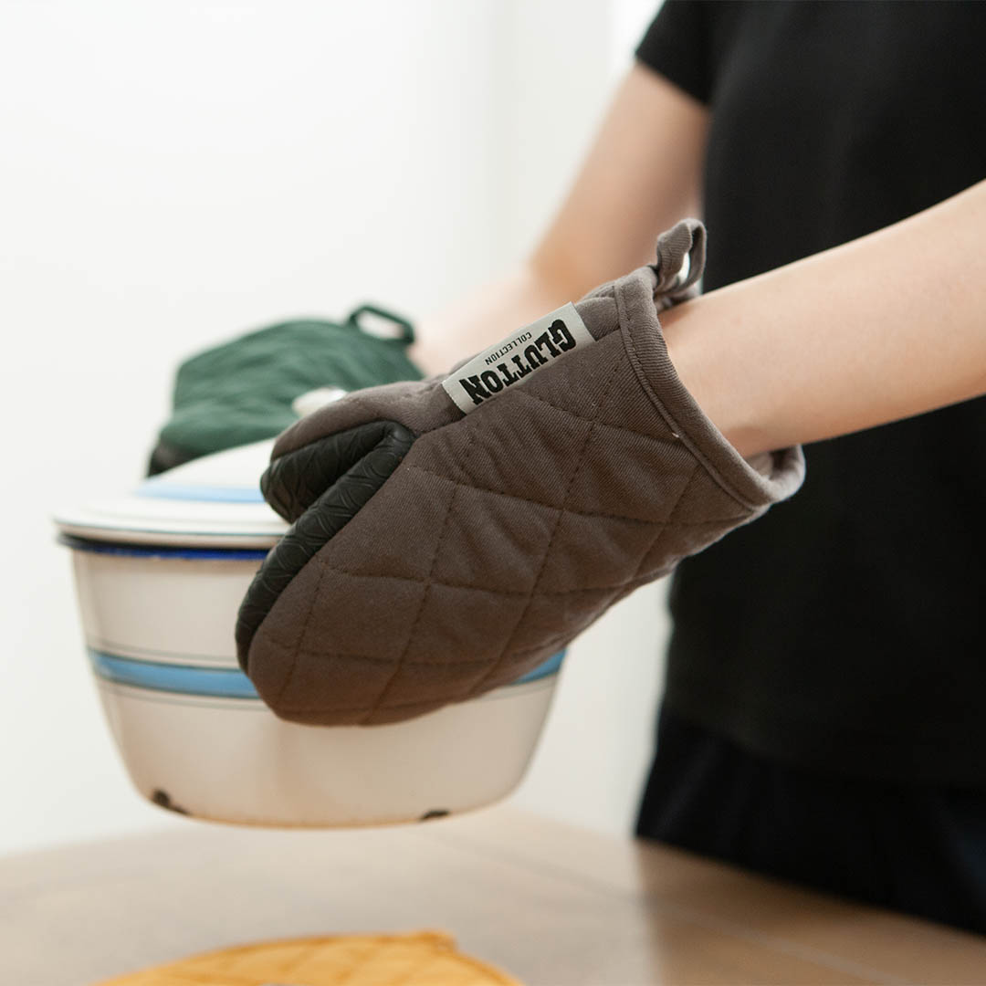 GLUTTON2 OVEN MITT GRAY