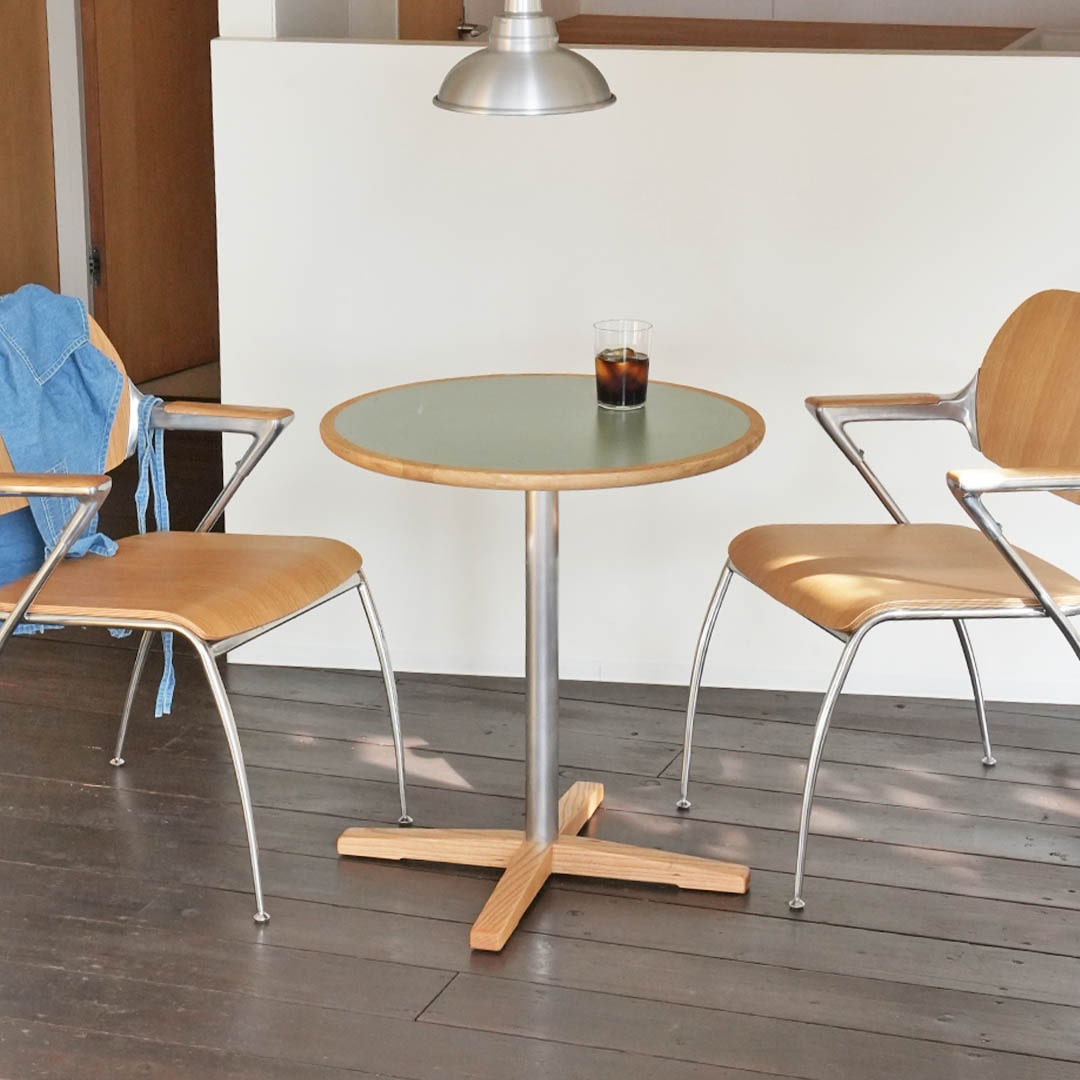 TOFFY CAFE TABLE ROUND LIGHT GREEN