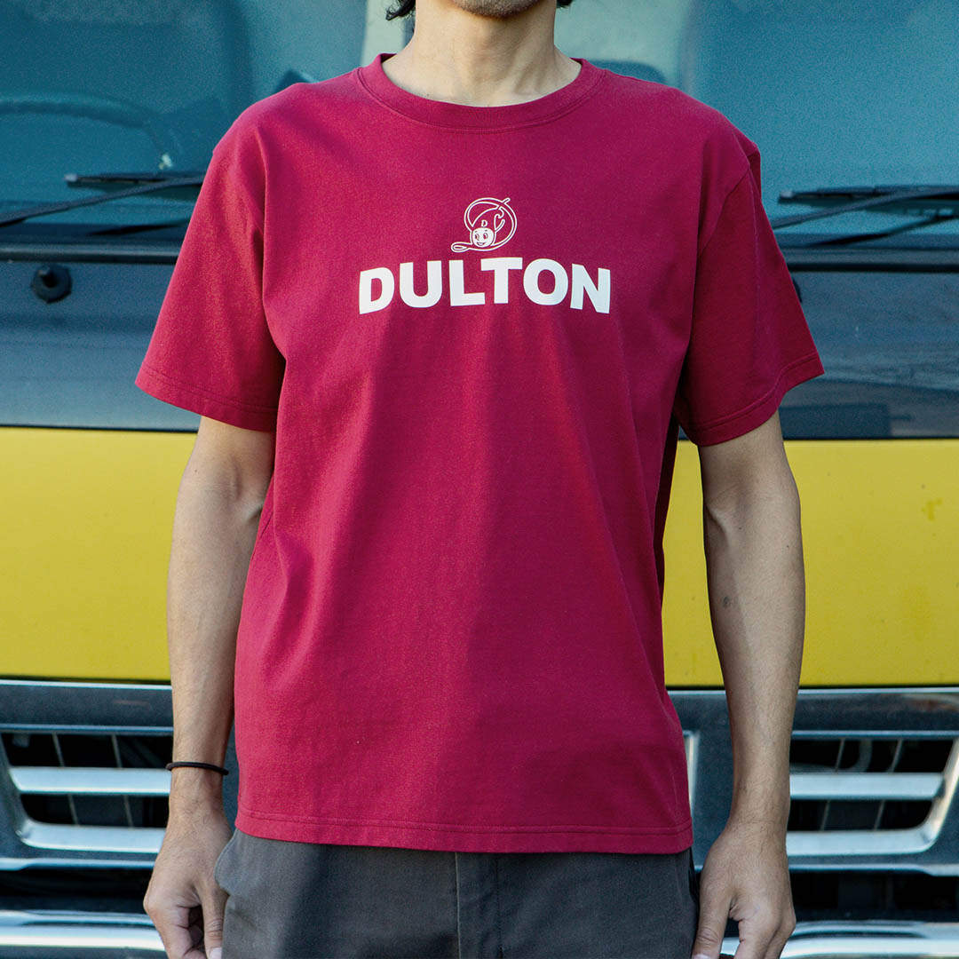 DULTON T-SHIRT L WINE RED
