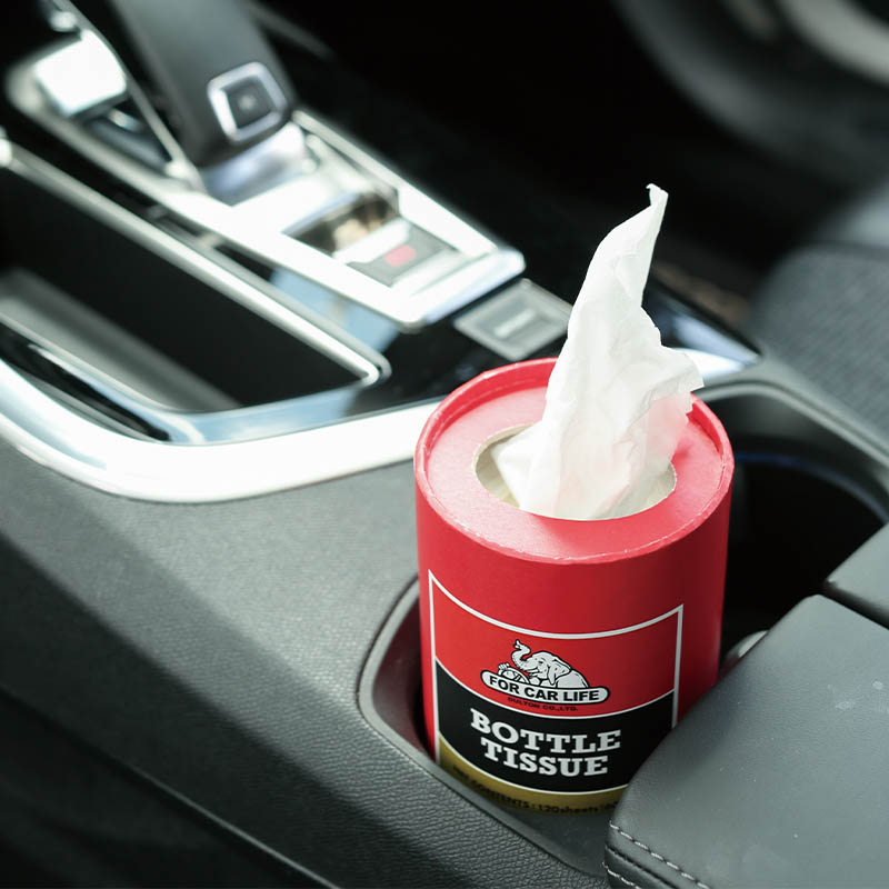 BOTTLE TISSUE RED