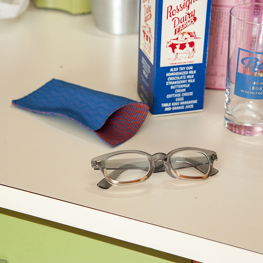 READING GLASSES WATER/BEIGE 1.0