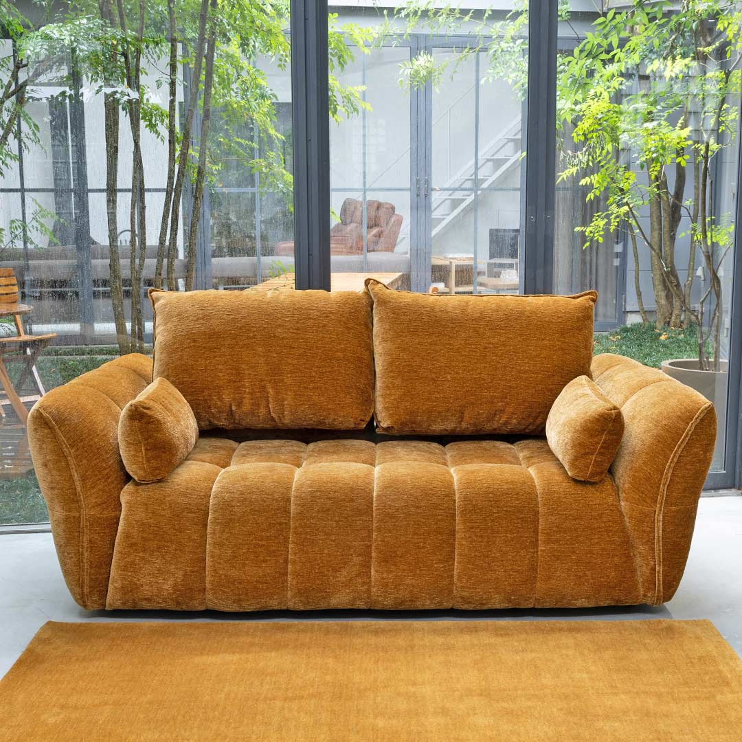 4WAY BED SOFA 2P TURMERIC