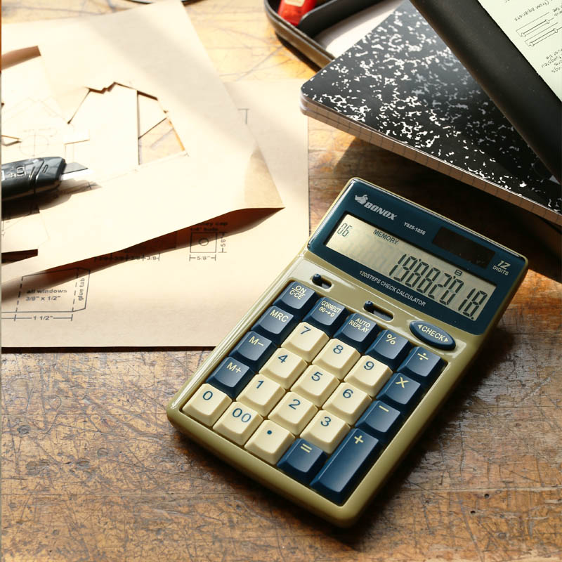 BONOX CALCULATOR BEIGE
