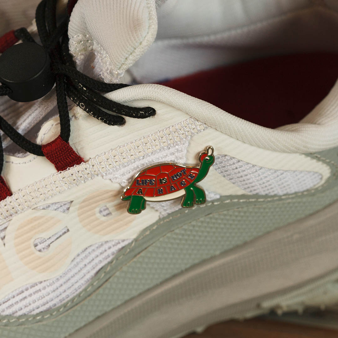 PINS LIFE IS NOT A RACE TURTLE