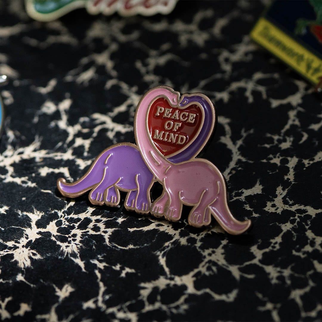 PINS PEACE OF MIND BRACHIOSAURUS