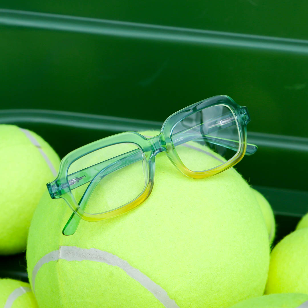 READING GLASSES GREEN/YELLOW 1.0