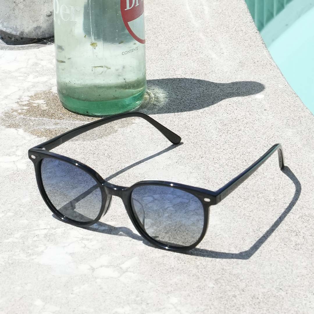 GLASS WITH COLOR LENS BLACK/BLUE