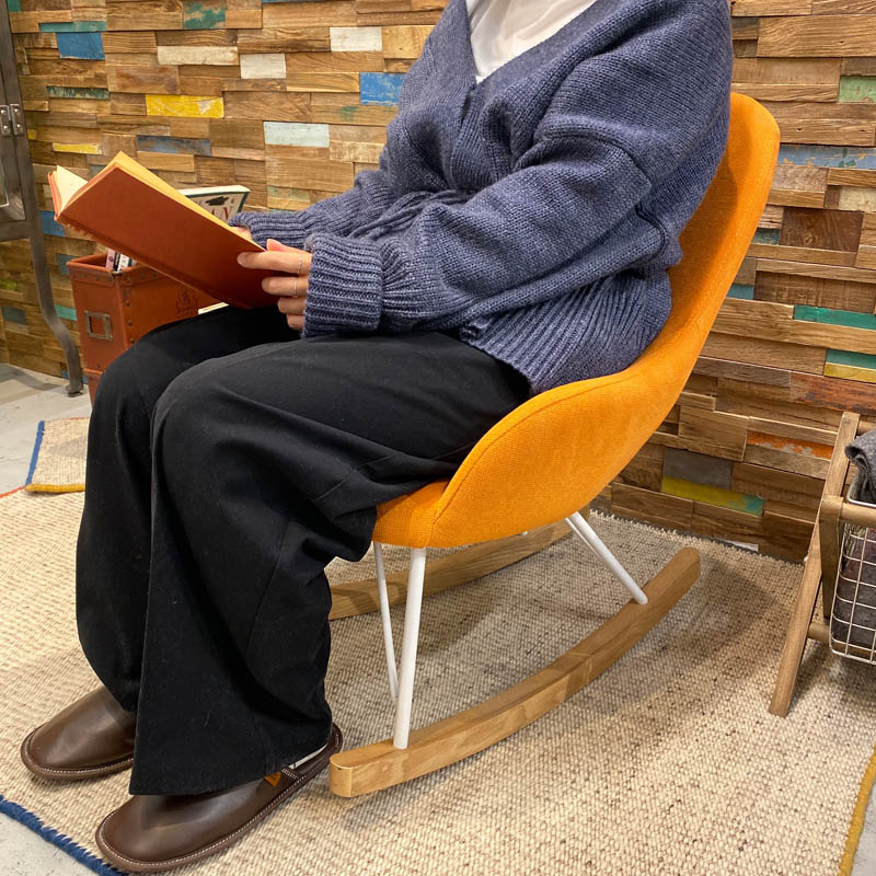 DULTON ONLINE SHOP | ROCKING CHAIR S ''ARAGON ORANGE''(ARAGON