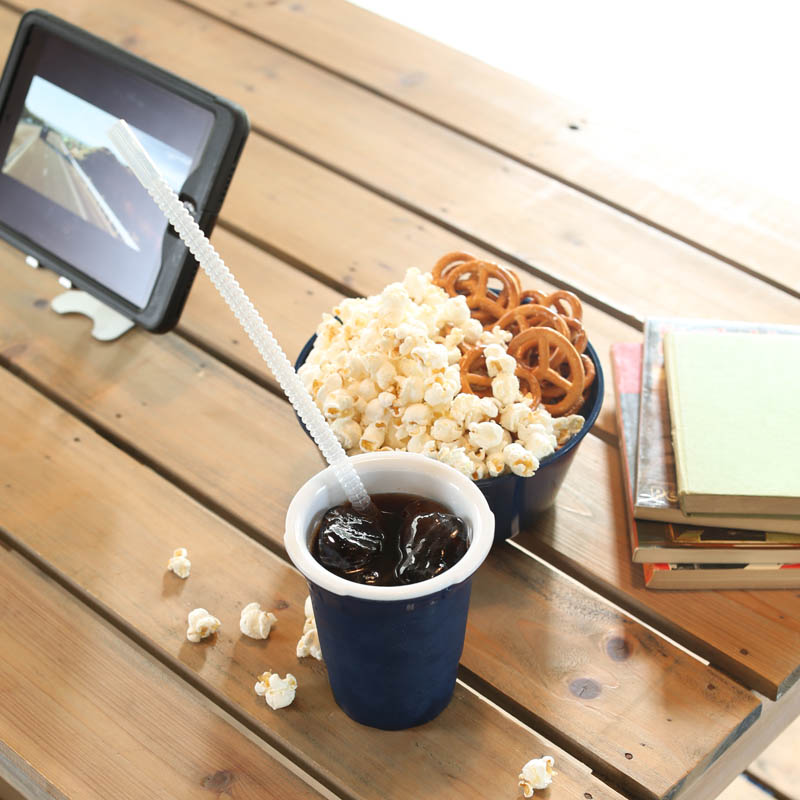 DULTON ONLINE SHOP | CARRY SNACK TUB WITH TUMBLER NAVY(NAVY