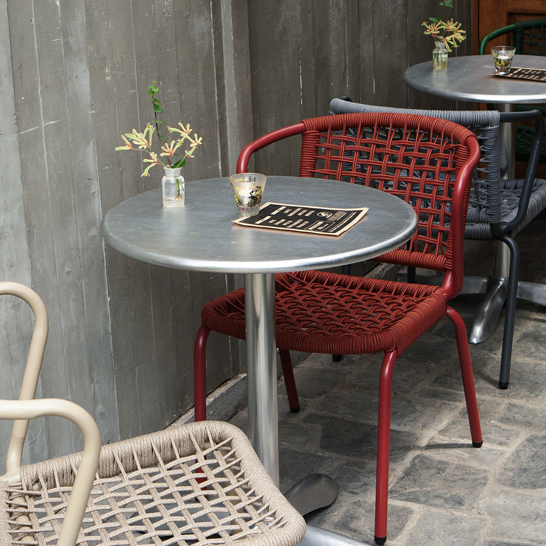 DULTON ONLINE SHOP | ALUMINUM ROPE CHAIR LADARN RED(RED