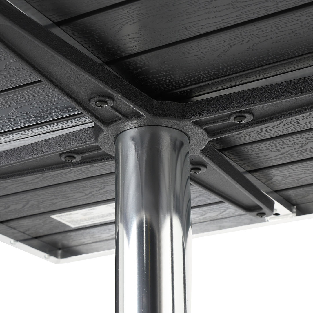 DULTON ONLINE SHOP | ALUMINUM CAFE TABLE SQUARE BLACK(BLACK): 家具