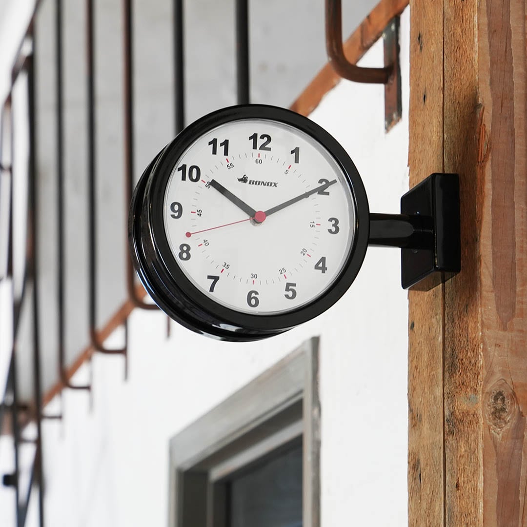 DULTON ONLINE SHOP | DOUBLE FACE CLOCK 170D BLACK(BLACK): ハウスウェア