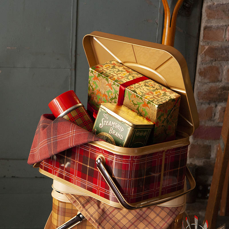 DULTON ONLINE SHOP   TIN BASKET REDSQUARE RED: ハウスウェア