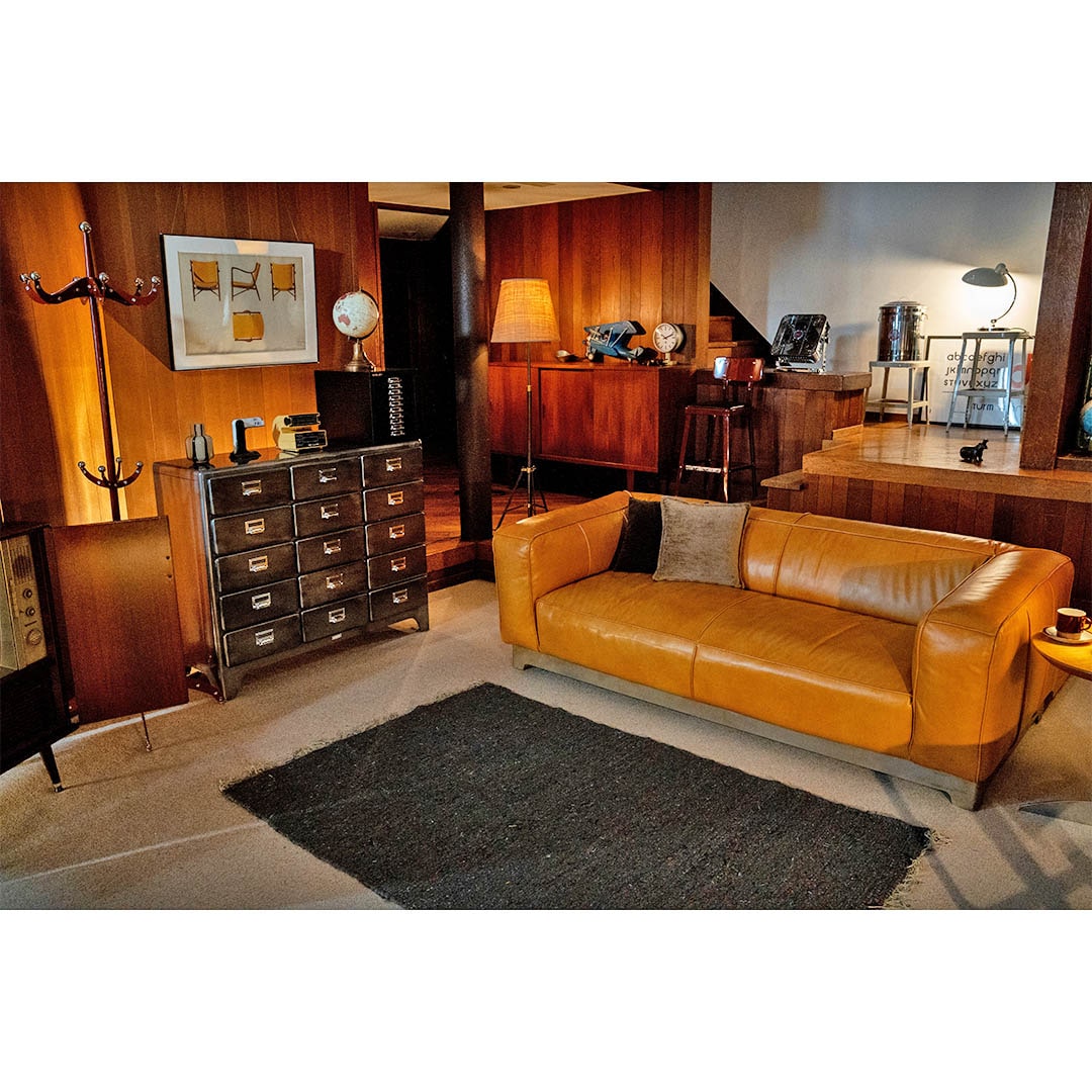 DULTON ONLINE SHOP | MASTER SOFA BROWN 3 SEATER(3 SEATER
