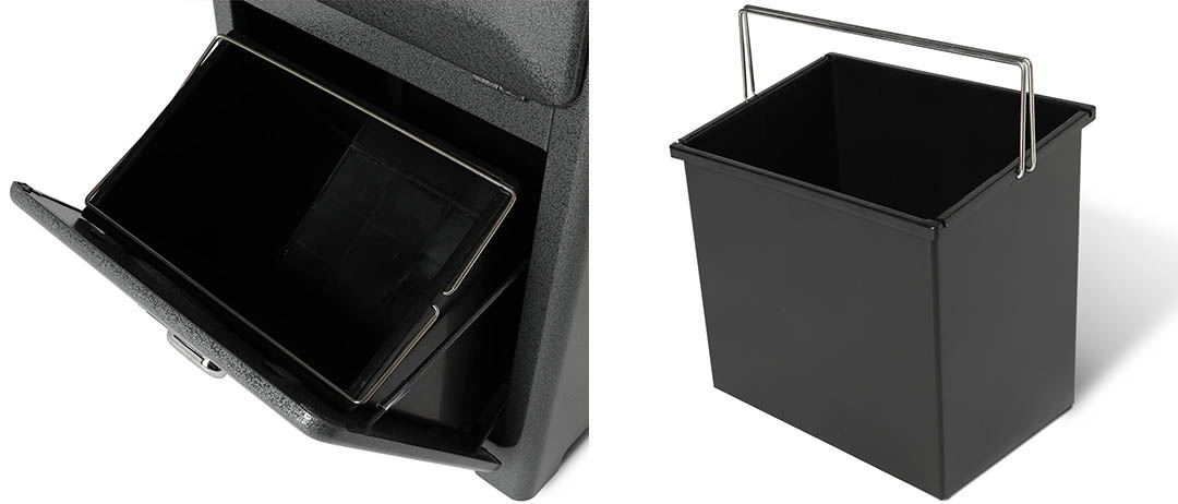 ダルトン ダブルデッカー トラッシュカン グレー ゴミ箱 ダストボックス DULTON（ダルトン） ゴミ箱 ダストボックス 分別 縦型 トラッシュカン