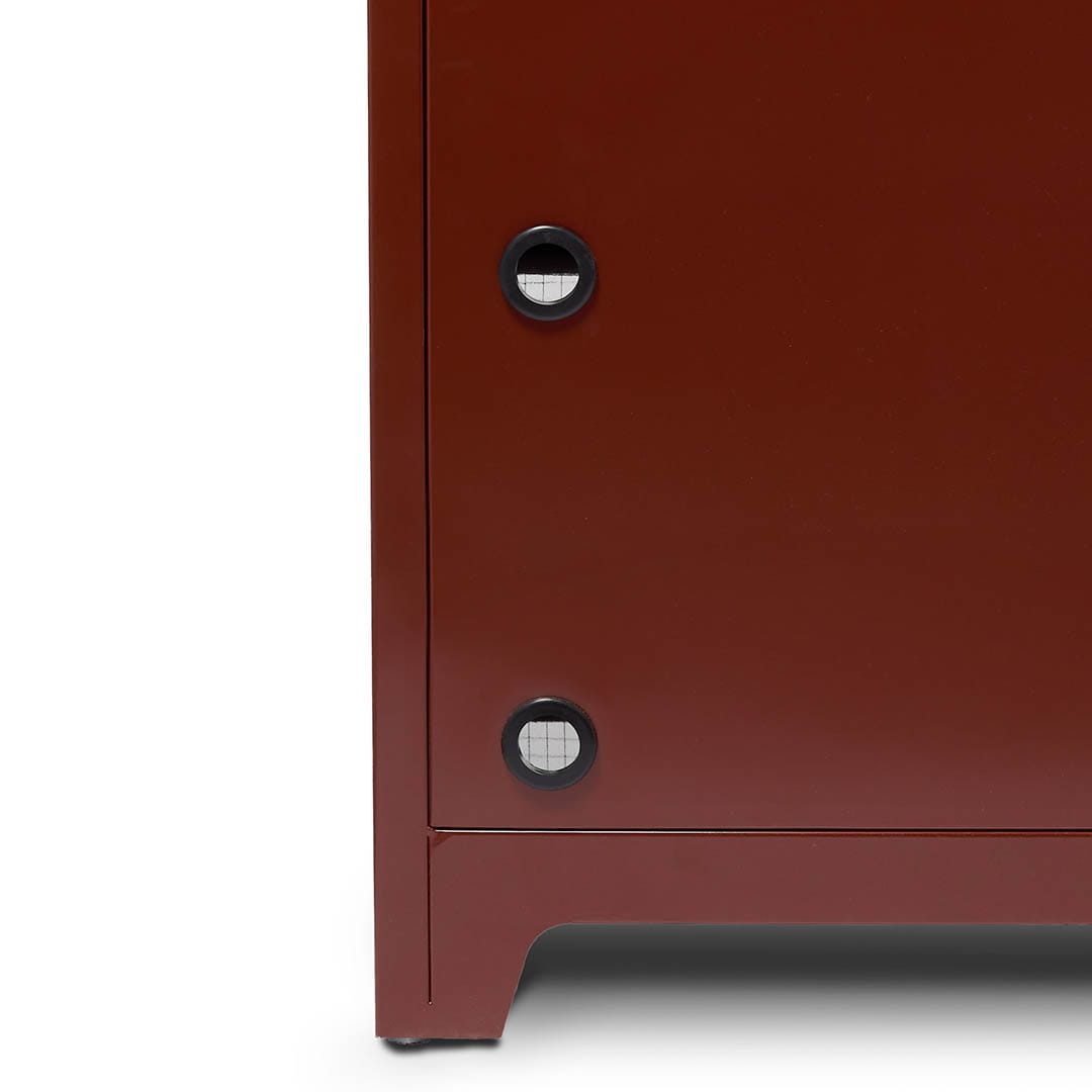 2 LAYER CABINET BRICK BROWN