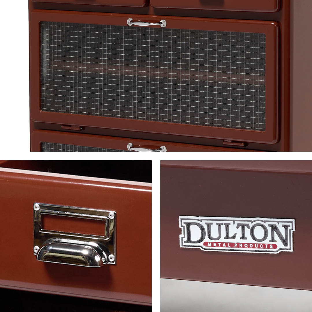 2 LAYER CABINET BRICK BROWN