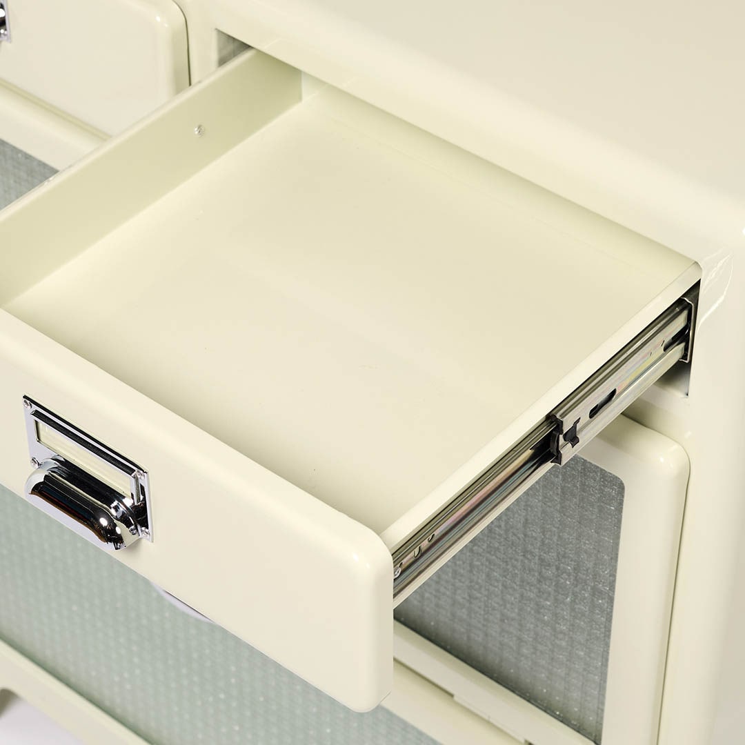 2 LAYER CABINET IVORY