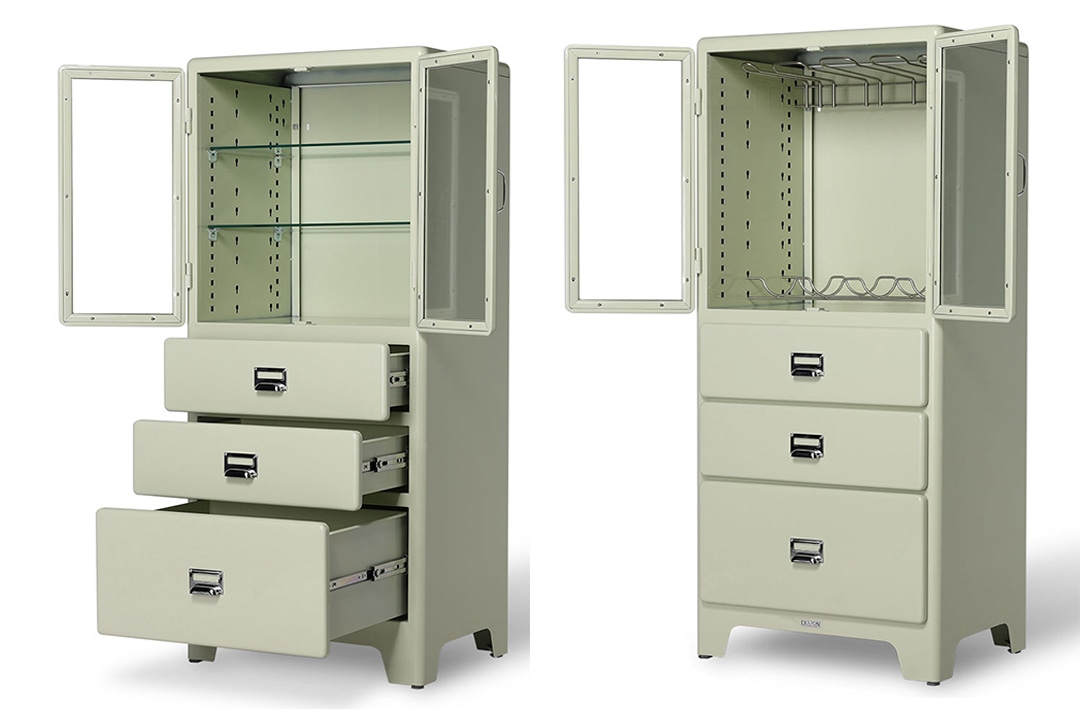 BAR STORAGE CABINET IVORY