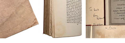 ANTIQUE BOOK BROWN-25cm