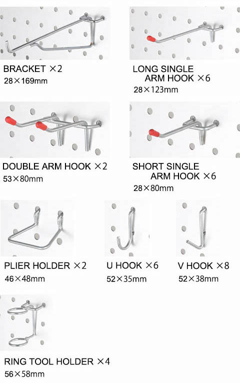 PEGBOARD HOOKS