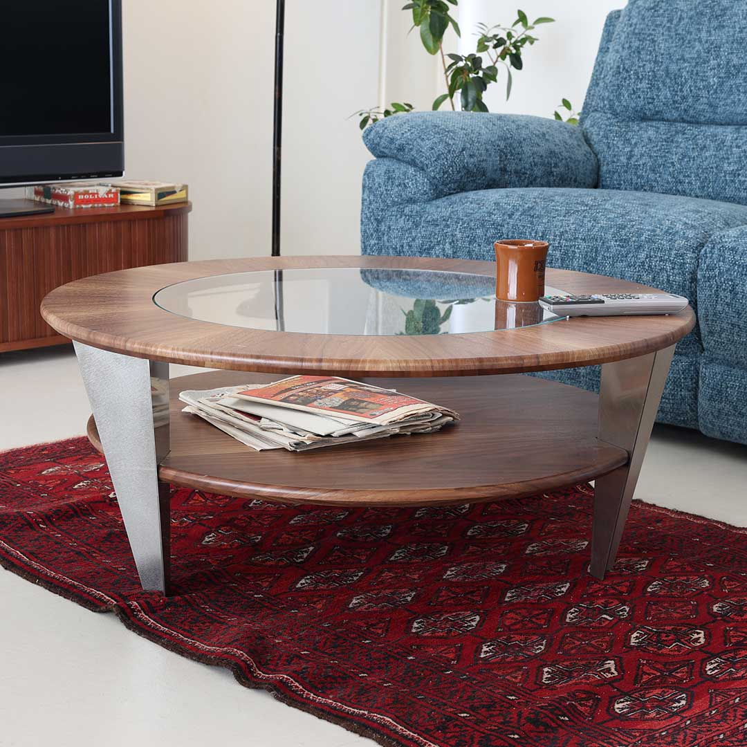 2 TIRE ROUND LOW TABLE 1000